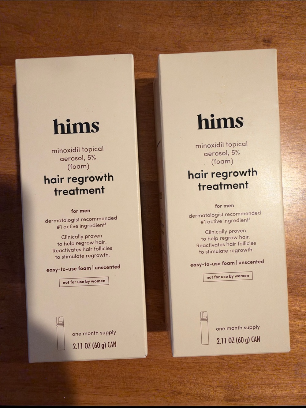 hims Hair Regrowth Treatment for men lot 2 pack